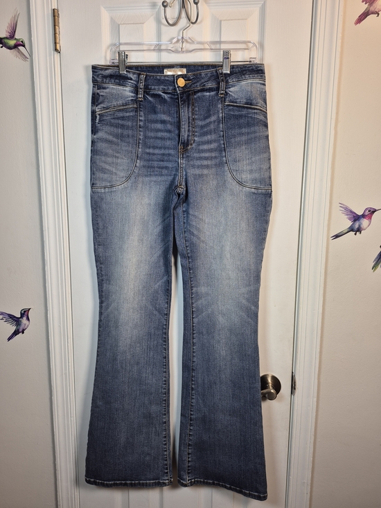 Kut from the Kloth Denim - Kut From The Kloth Ana High Rise Fab Ab Flare Jeans Medium Wash 8